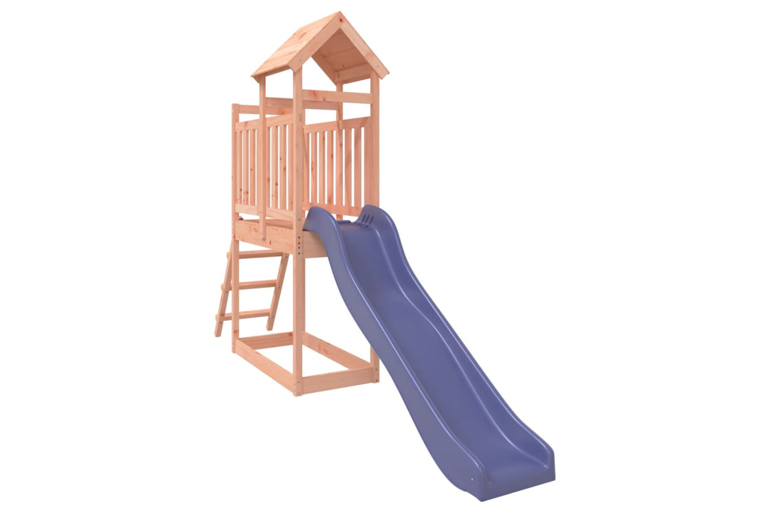 Vidaxl 3155865 Playhouse With Slide Ladder Solid Wood Douglas-2