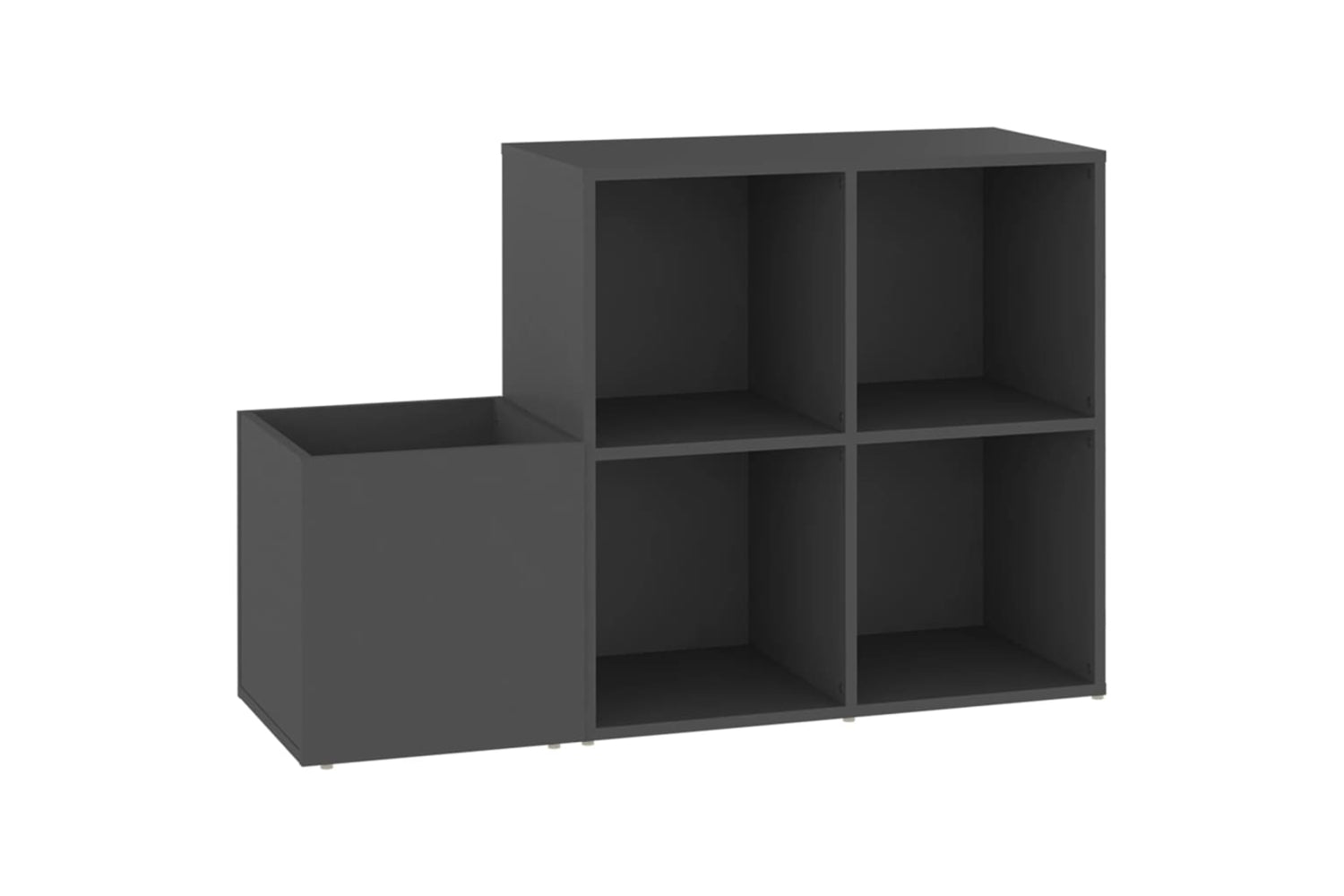 vidaXL 808253 Hall Shoe Cabinet Grey 105x35.5x70cm Engineered Wood