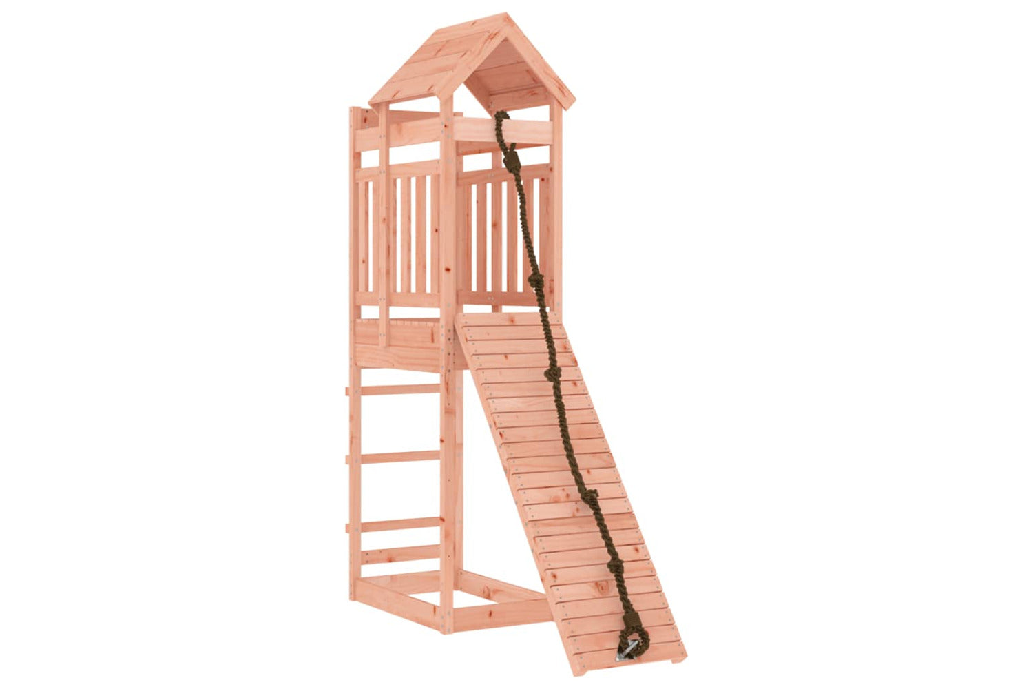 Vidaxl 3156941 Playhouse With Climbing Wall Solid Wood Douglas-2