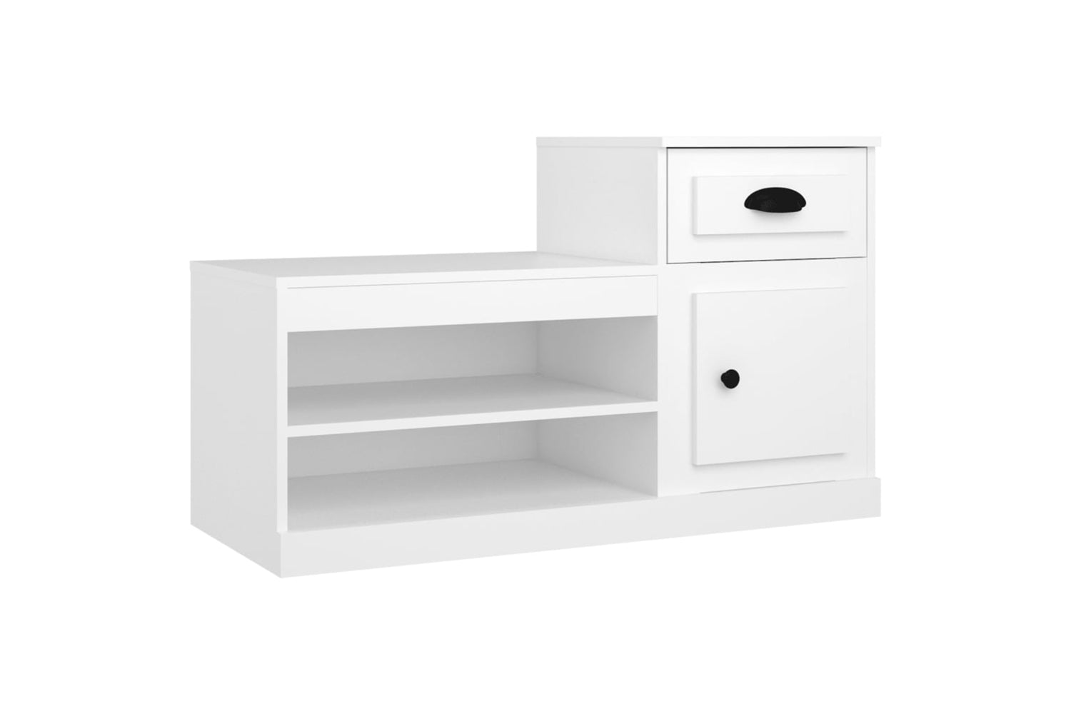 vidaXL 816416 Shoe Cabinet White 100x42x60cm Engineered Wood