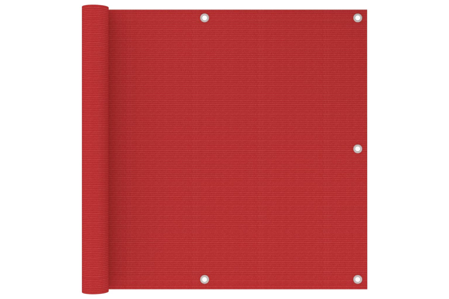vidaXL 311010 Balcony Screen Red 90x500cm Hdpe
