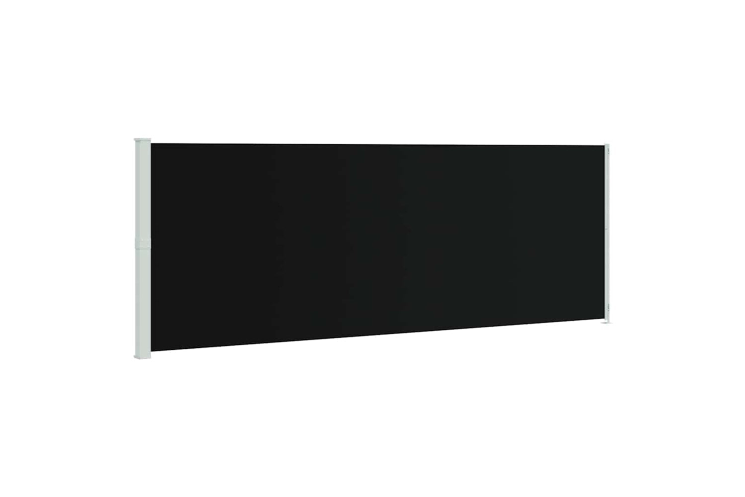 vidaXL 317976 Patio Retractable Side Awning 220x600cm Black
