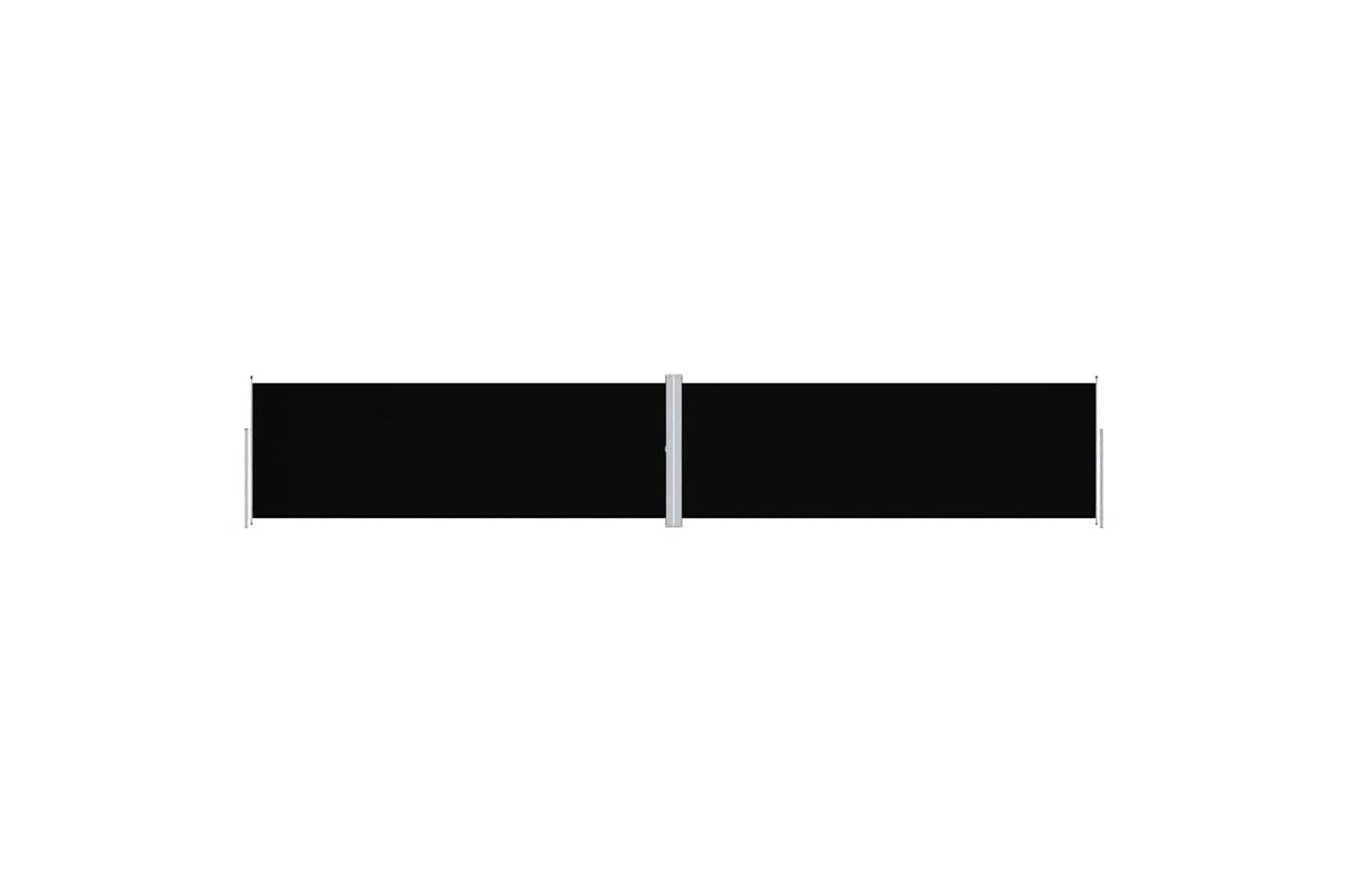 vidaXL 318036 Retractable Side Awning Black 180x1000cm