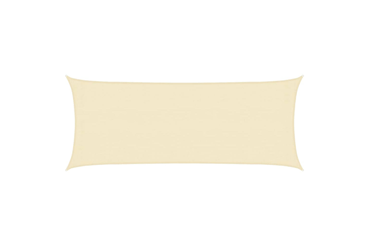 vidaXL 311176 Sunshade Sail 160 G/mÂ² Cream 2x5 M Hdpe