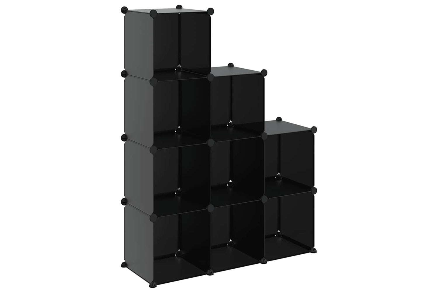 Vidaxl 340547 Storage Cube Organiser With 9 Cubes Black Pp
