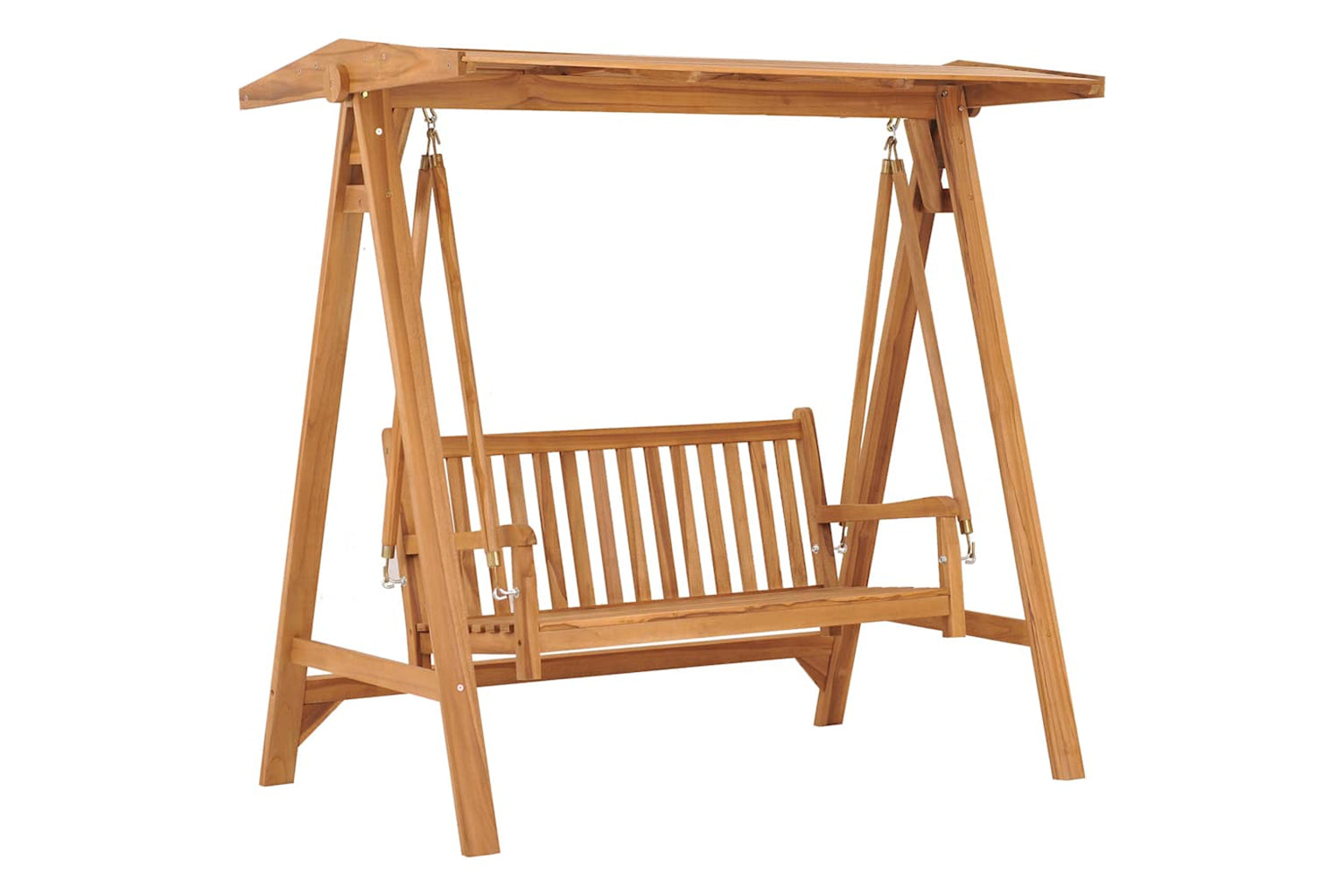 vidaXL 316629 Swing Bench 170cm Solid Teak Wood