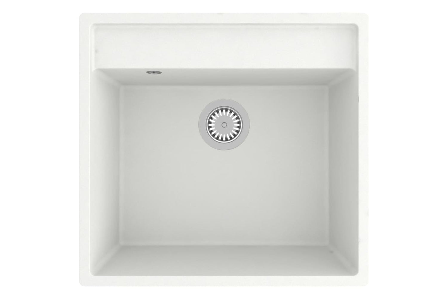 Vidaxl 147064 Kitchen Sink With Overflow Hole White Granite