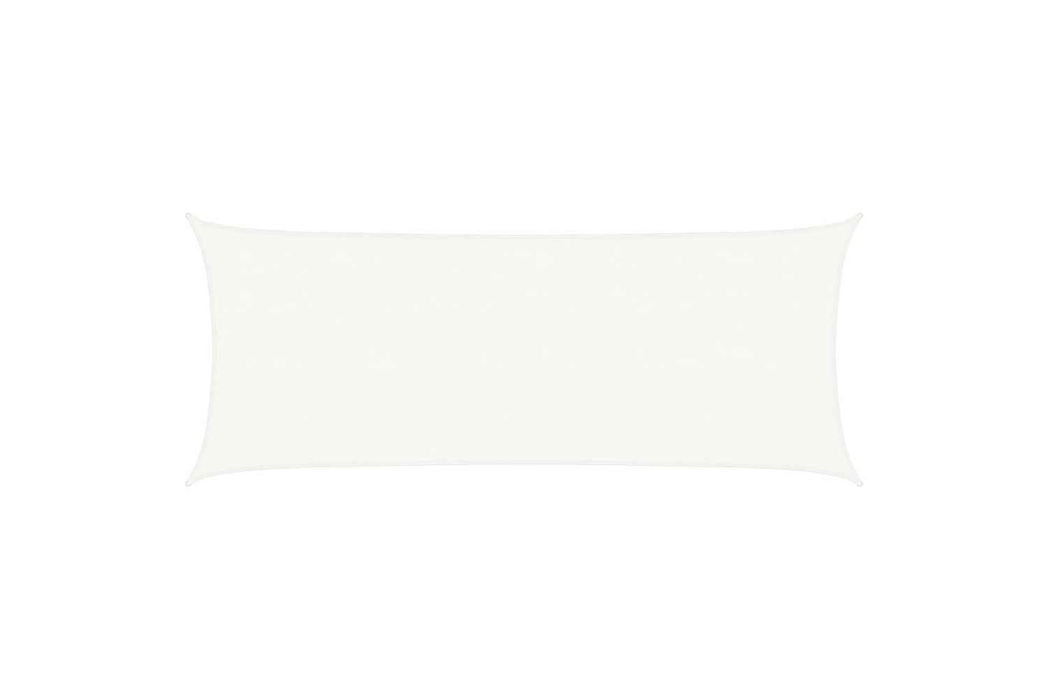 vidaXL 311231 Sunshade Sail 160 G/mÂ² White 2x5 M Hdpe