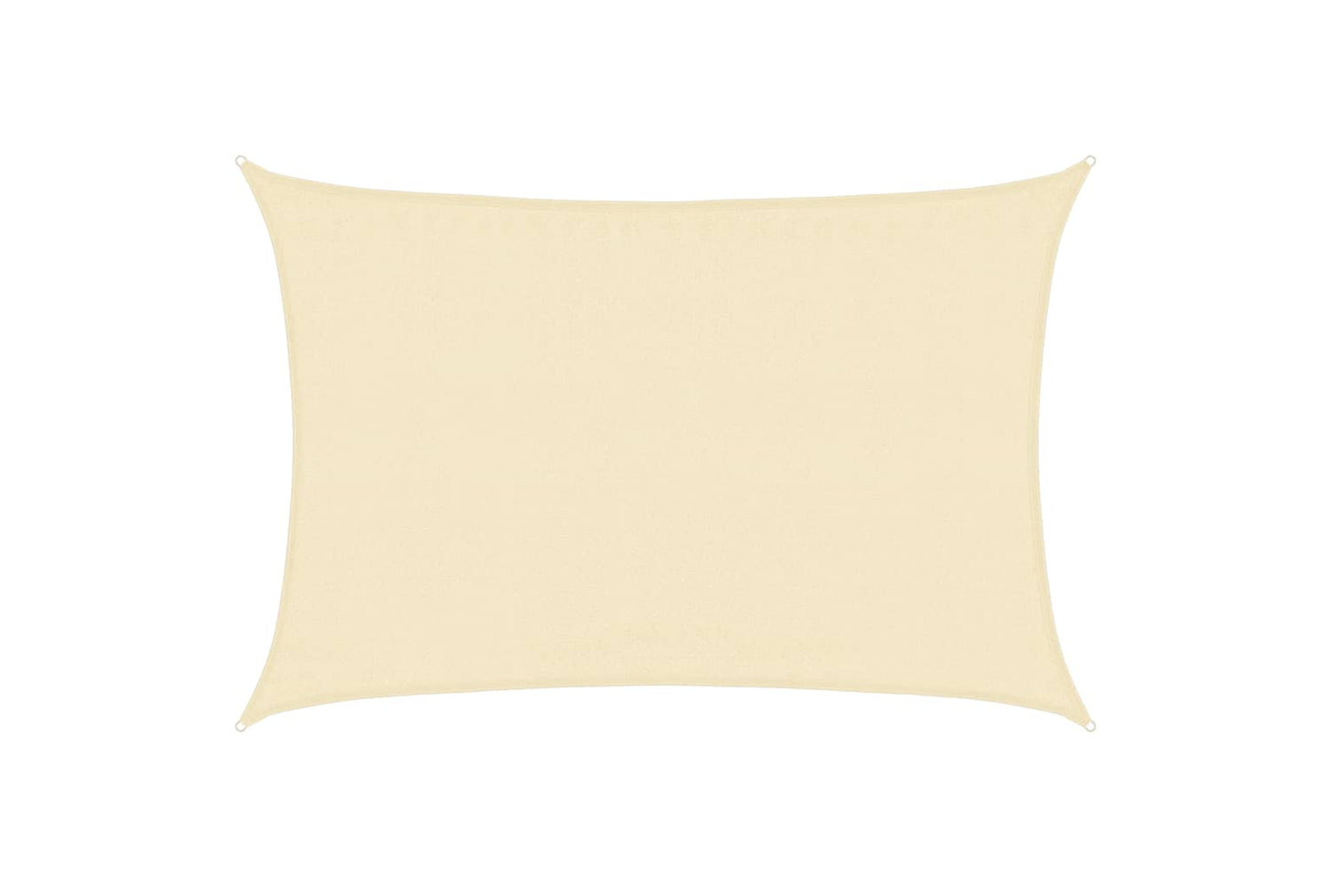 Vidaxl 311186 Sunshade Sail 160 G/mâ² Cream 3.5x4.5 M Hdpe