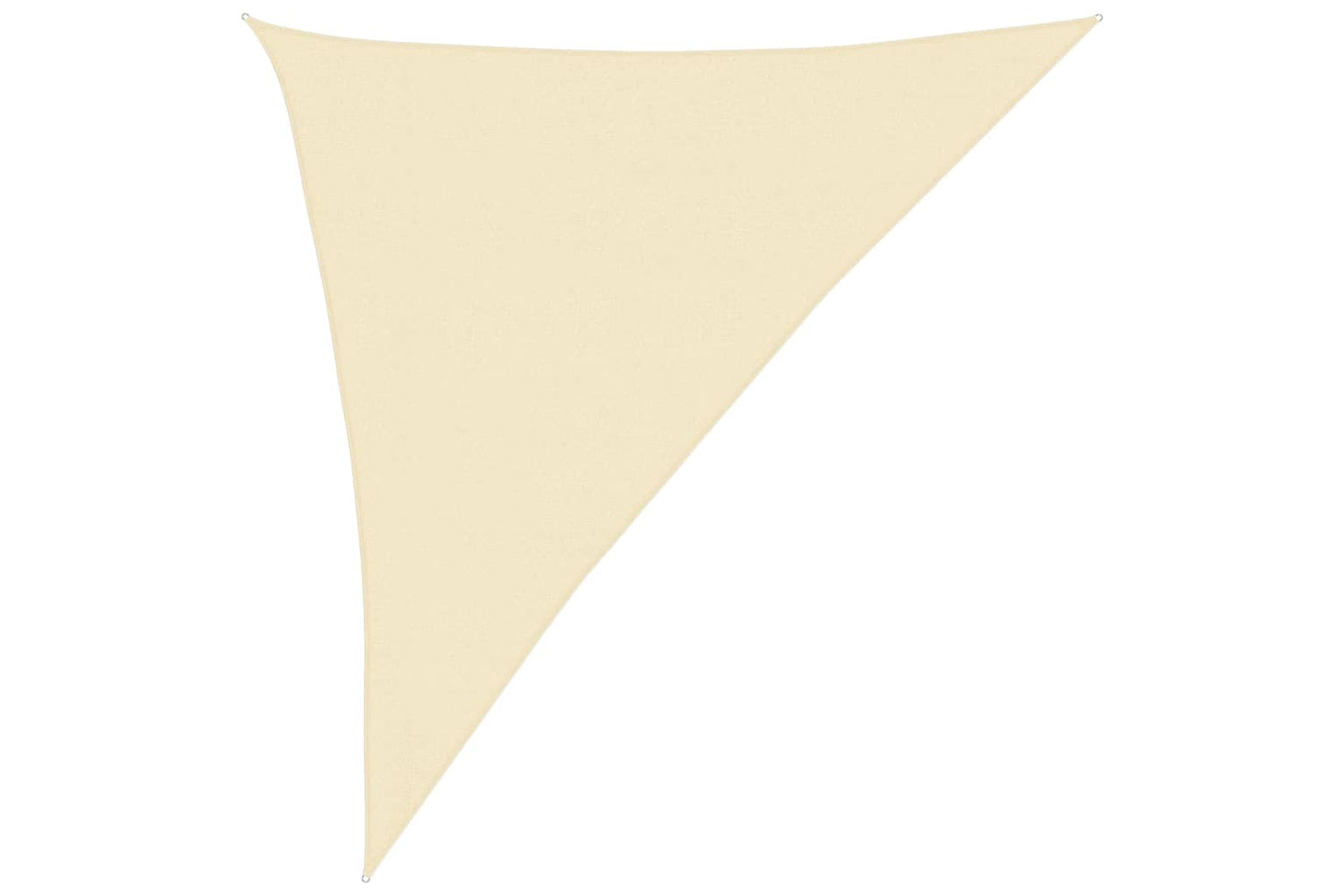 vidaXL 311201 Sunshade Sail 160 G/mÂ² Cream 3x4x5 M Hdpe