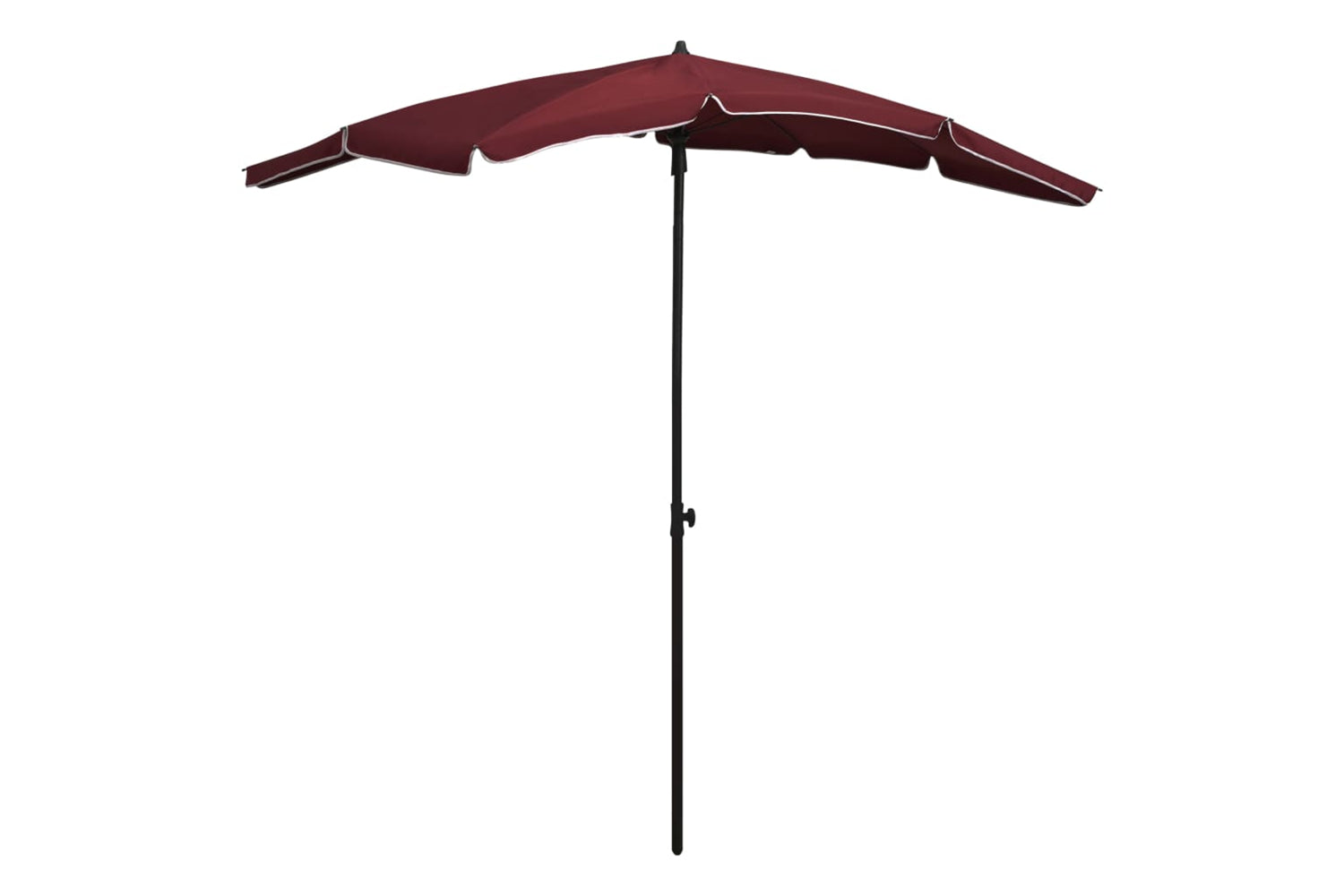 vidaXL 315555 Garden Parasol With Pole 200x130cm Bordeaux Red
