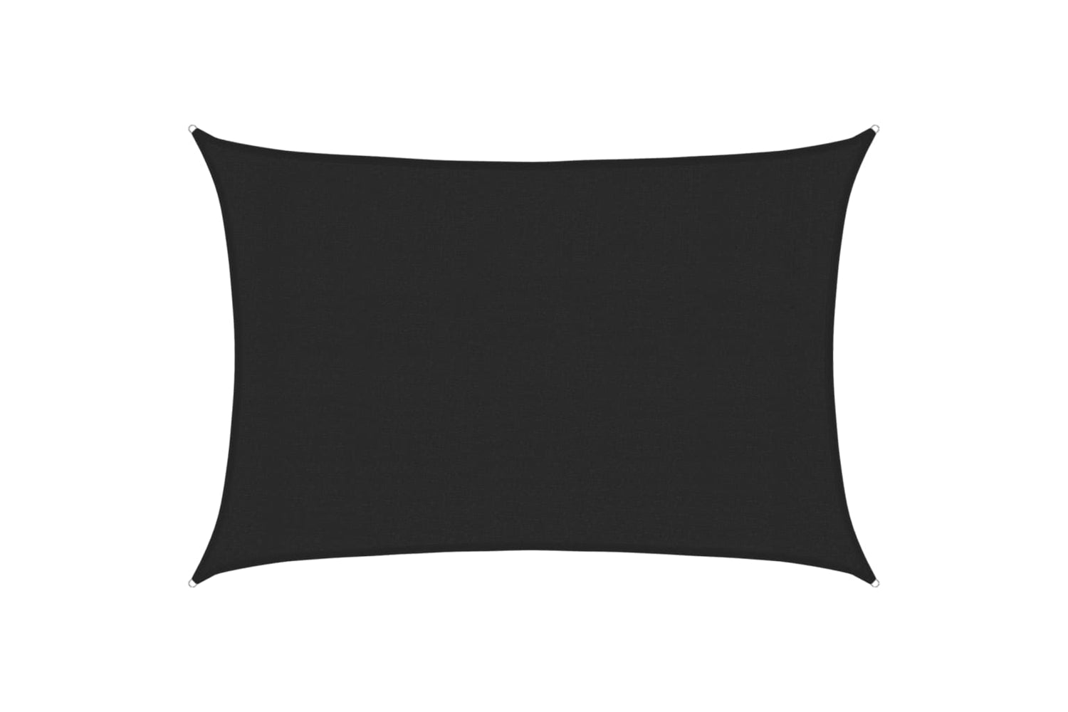 Vidaxl 311732 Sunshade Sail 160 G/mâ² Black 3x4 M Hdpe