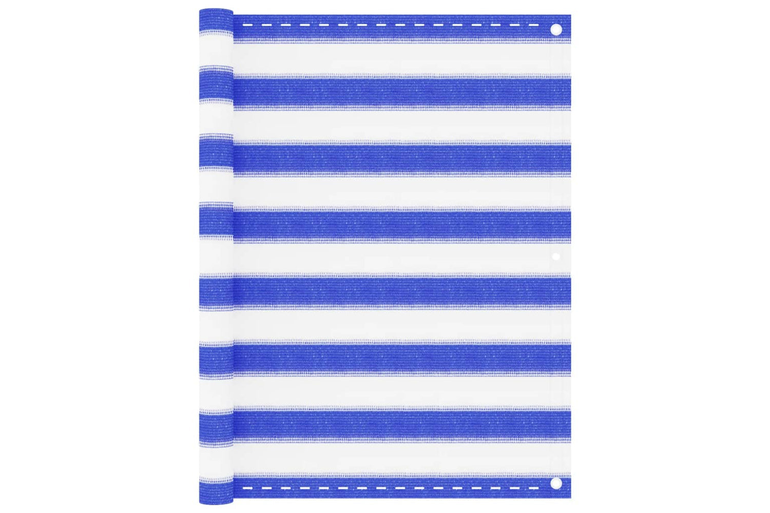 vidaXL 310889 Balcony Screen Blue And White 90x400cm Hdpe