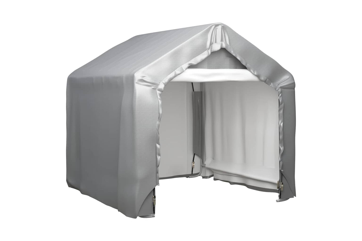 vidaXL 148633 Storage Tent Grey 180x180cm Galvanised Steel