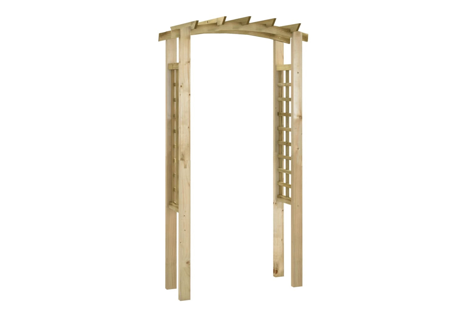 vidaXL 318560 Trellis Arch 110x60x210cm Impregnated Solid Wood Pine