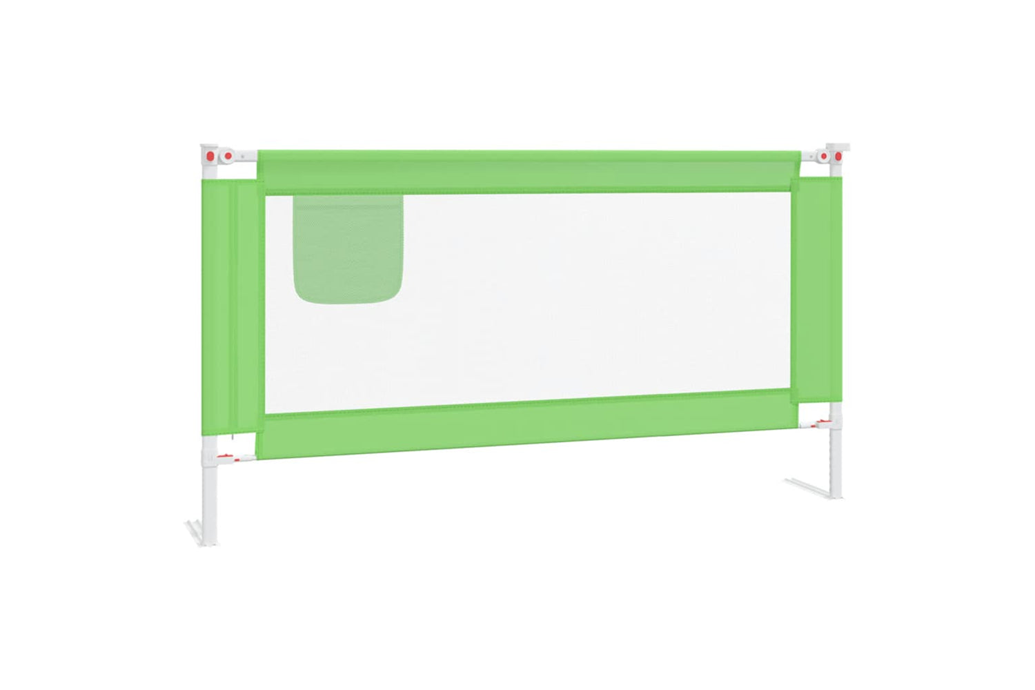 Vidaxl Toddler Safety Bed Rail Green 160x25 Cm Fabric