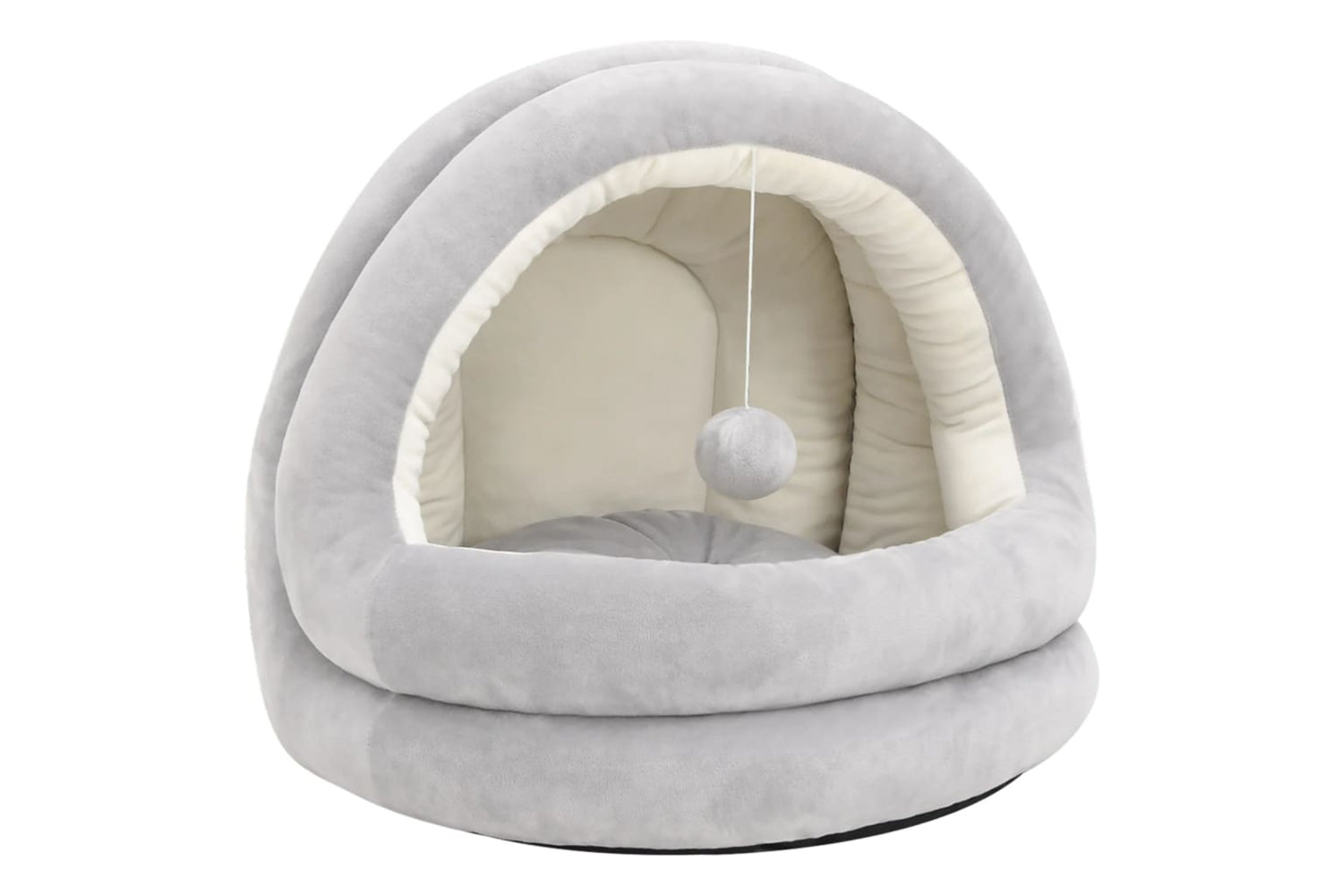 vidaXL 171398 Cat Bed 50x50x45cm Grey And Cream