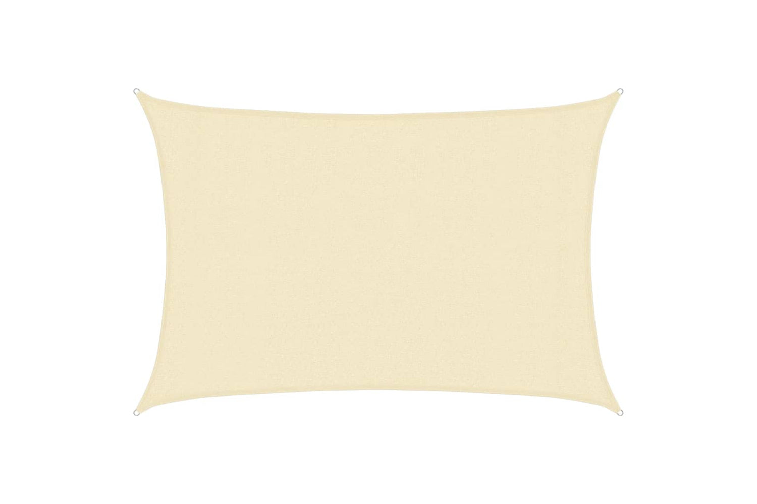 vidaXL 311184 Sunshade Sail 160 G/mÂ² Cream 3x5 M Hdpe
