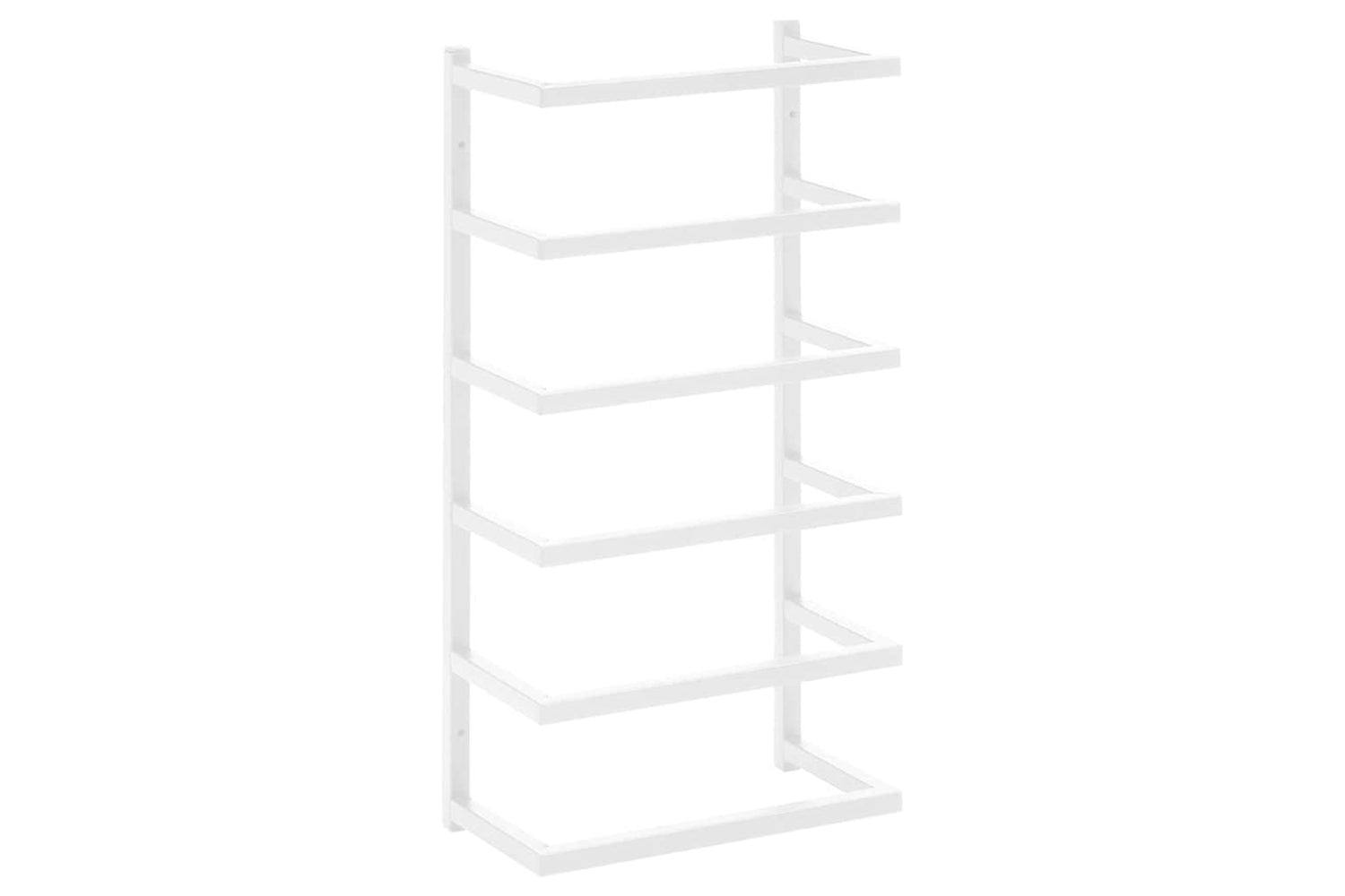 vidaXL 336124 Towel Rack White 24x12x48cm Steel