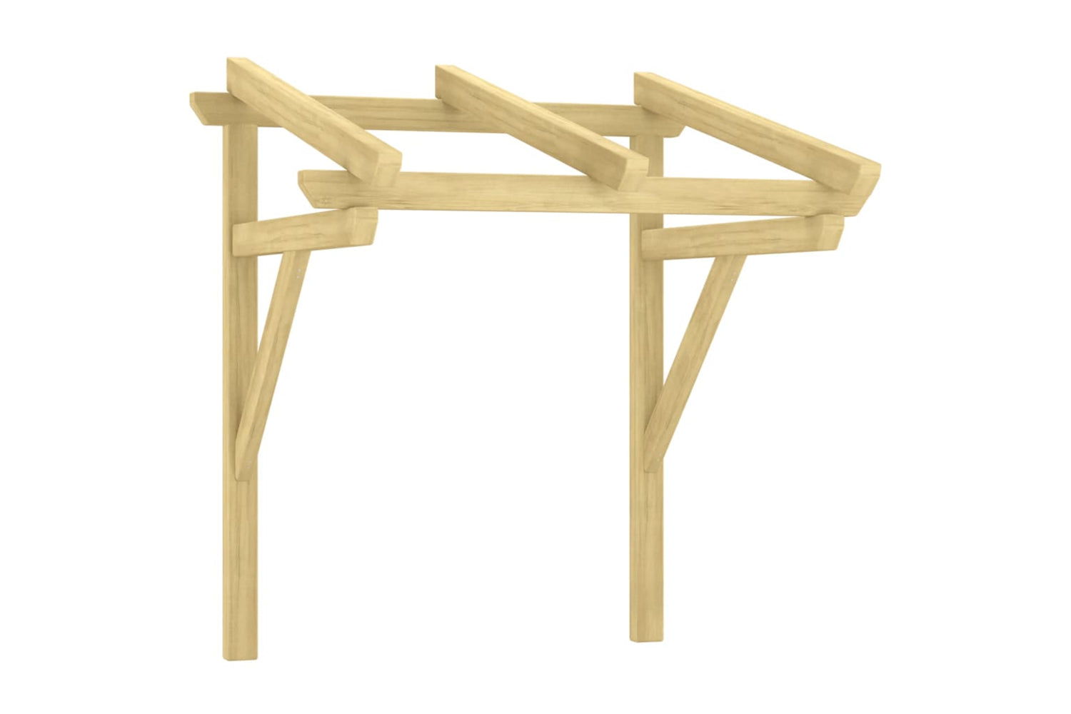 vidaXL 318569 Door Canopy 100x100x100cm Impregnated Solid Wood Pine