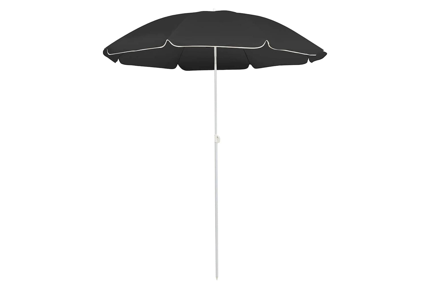 vidaXL 315539 Outdoor Parasol With Steel Pole Anthracite 180cm