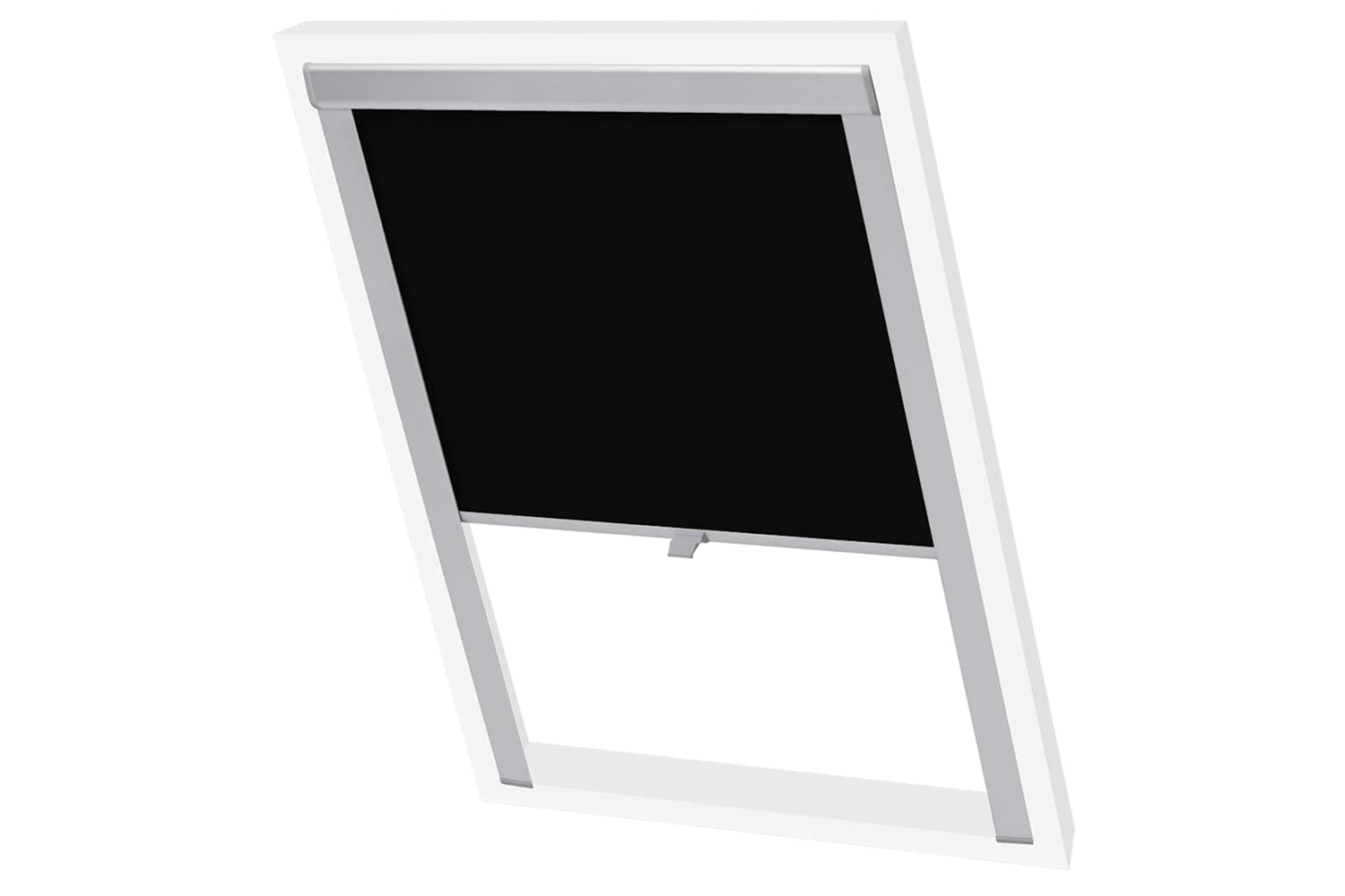 Vidaxl Blackout Roller Blinds Black F06