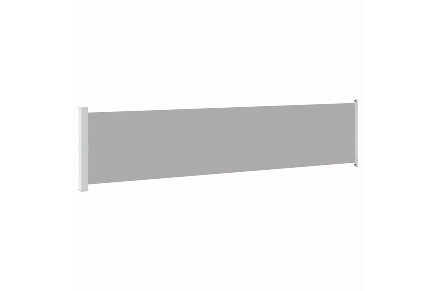 vidaXL 313373 Patio Retractable Side Awning 140x600cm Grey