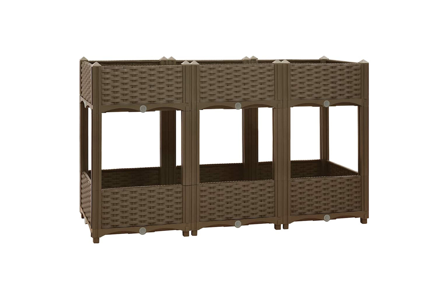 vidaXL 316521 Raised Bed 120x40x71cm Polypropylene