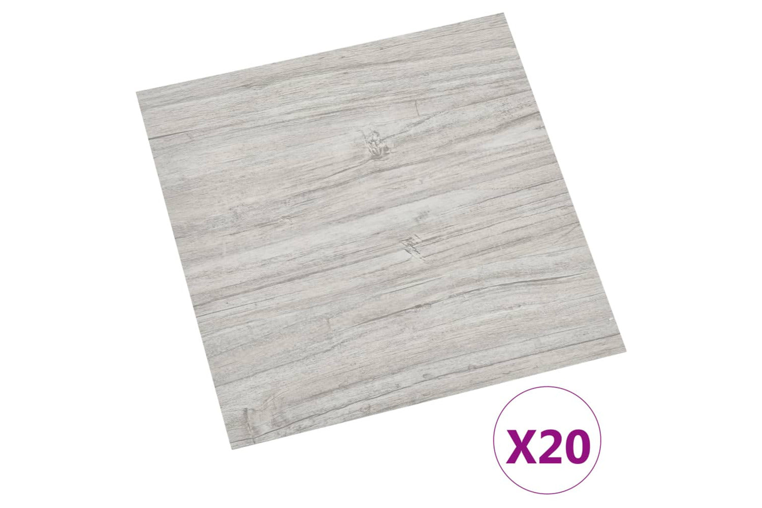 Vidaxl Self-adhesive Flooring Planks 20 Pcs Pvc 1.86 MÂ² Light Grey-2