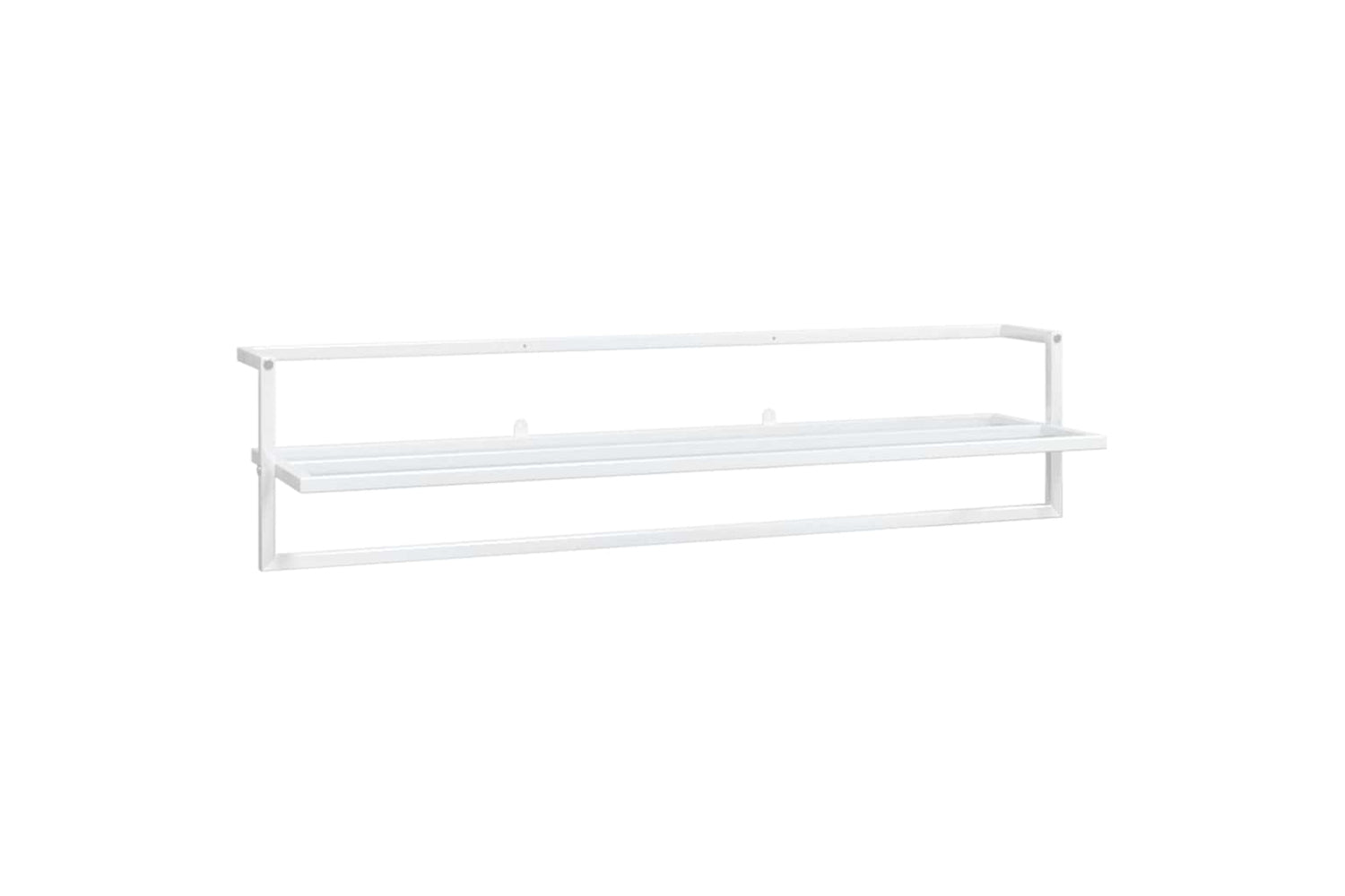 vidaXL 343093 Towel Rack White 95x25x22cm Iron