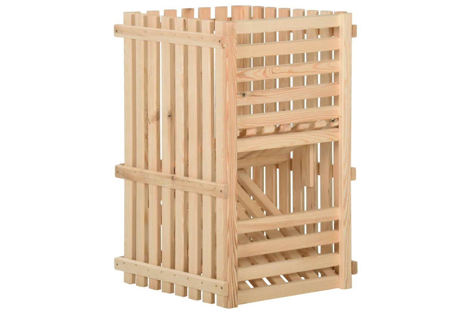 vidaXL 327329 Potato Box 50x50x80cm Solid Pinewood