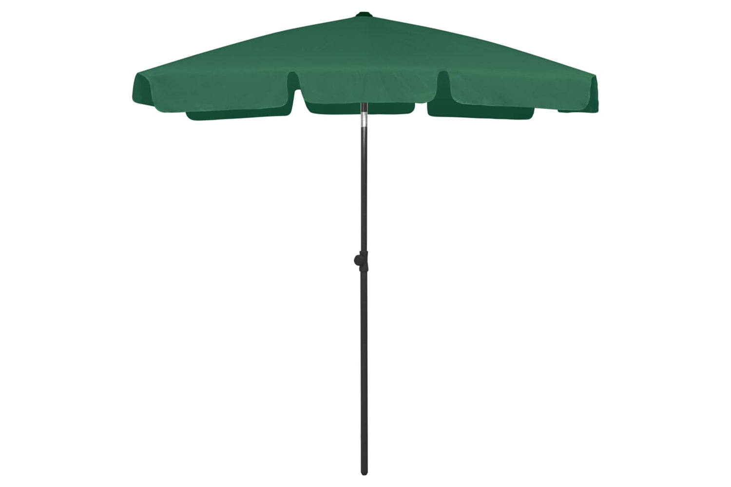vidaXL 314720 Beach Umbrella Green 180x120cm