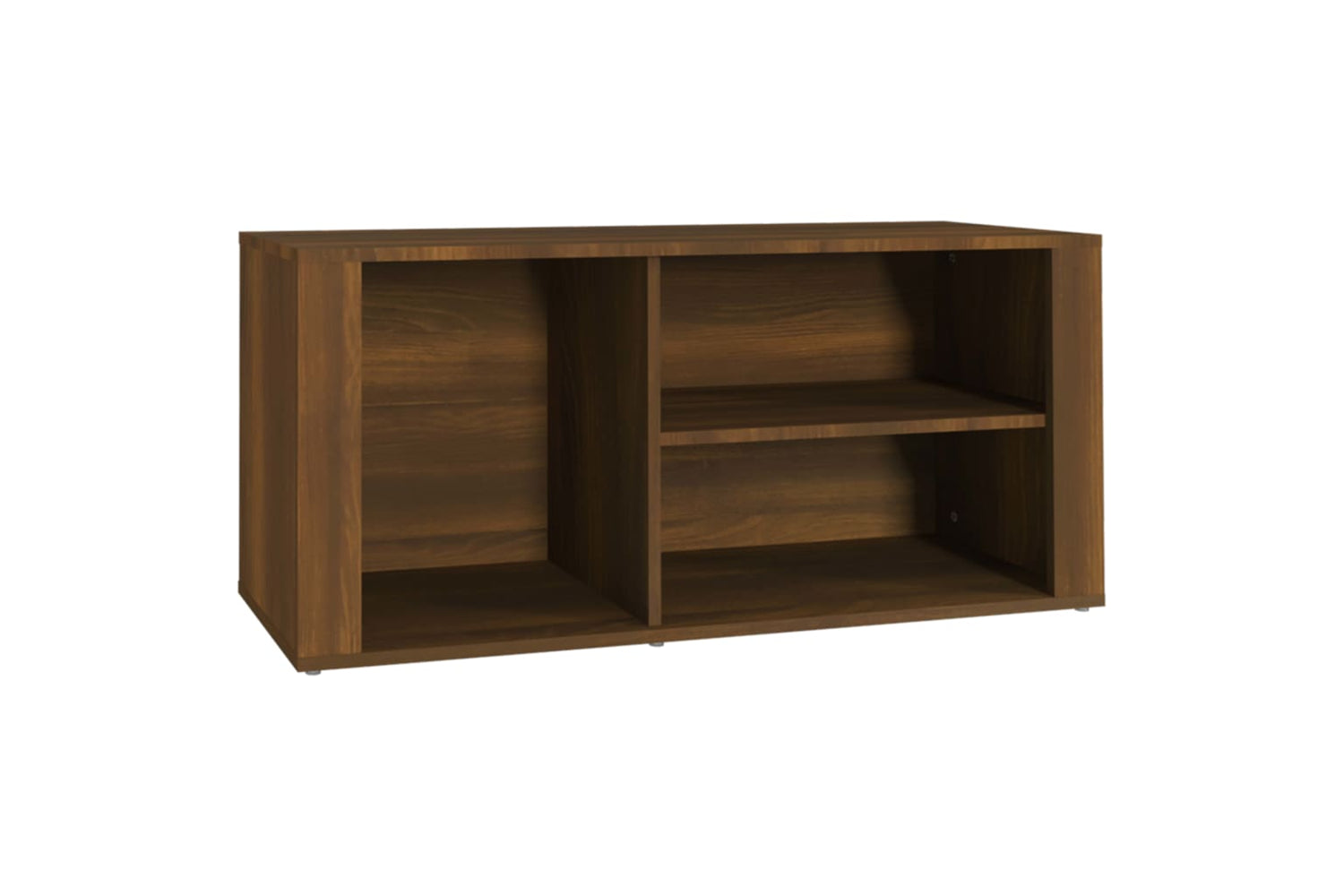 vidaXL 816927 Shoe Cabinet Brown Oak 100x35x45cm Engineered Wood