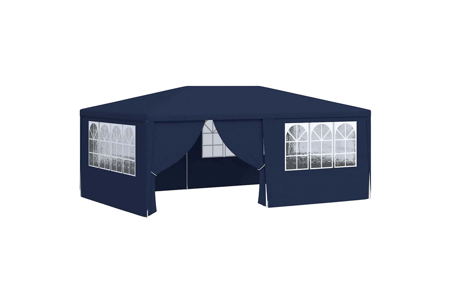Vidaxl 48528 Professional Party Tent With Side Walls 4x6 M Blue 90 G/m?