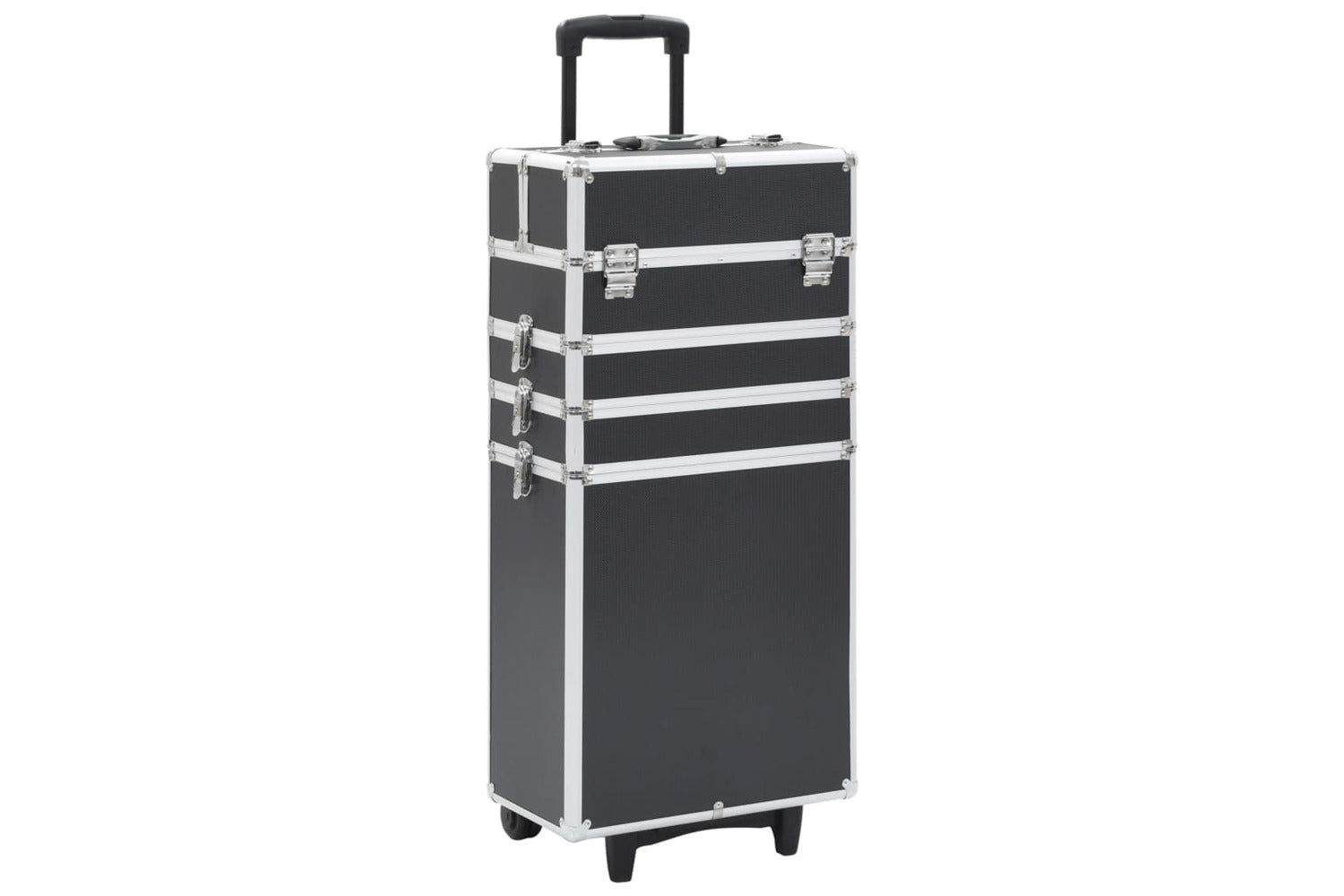 Vidaxl 91815 Make-up Trolley Aluminium Black-2