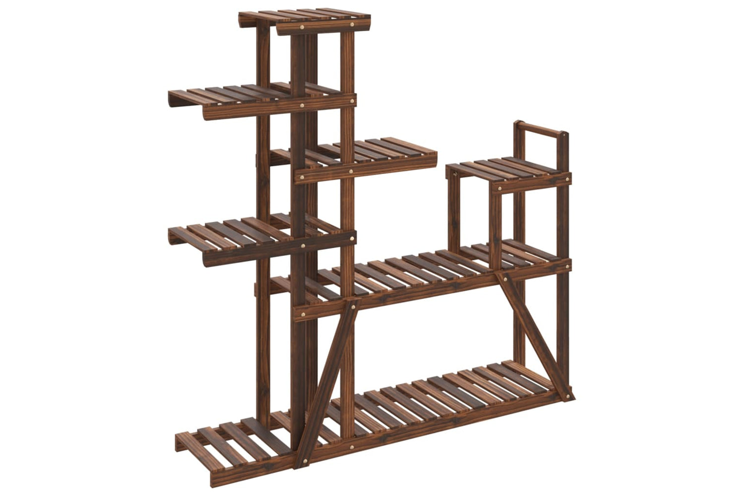 vidaXL 362867 Flower Stand 110x25x111cm Solid Wood Fir