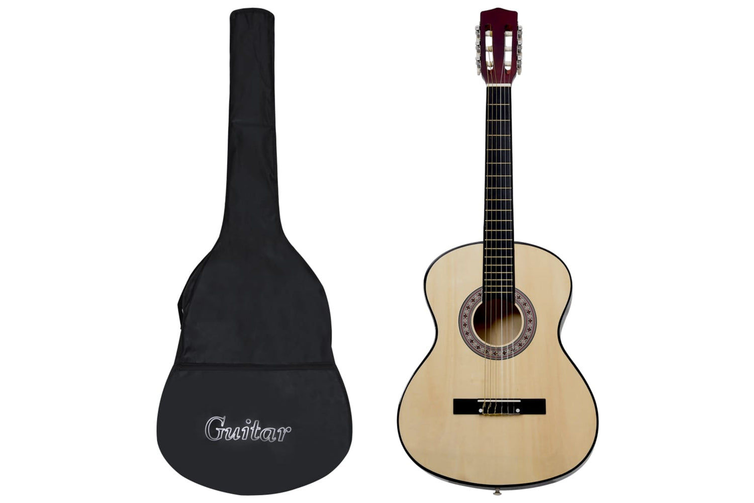 vidaXL 3055598 Classical Guitar For Beginner With Bag 4/4 39