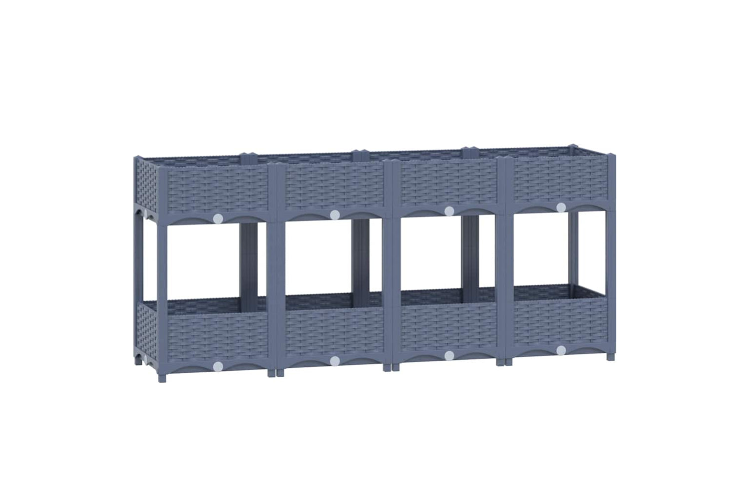 vidaXL 310408 Raised Bed 160x40x71cm Polypropylene