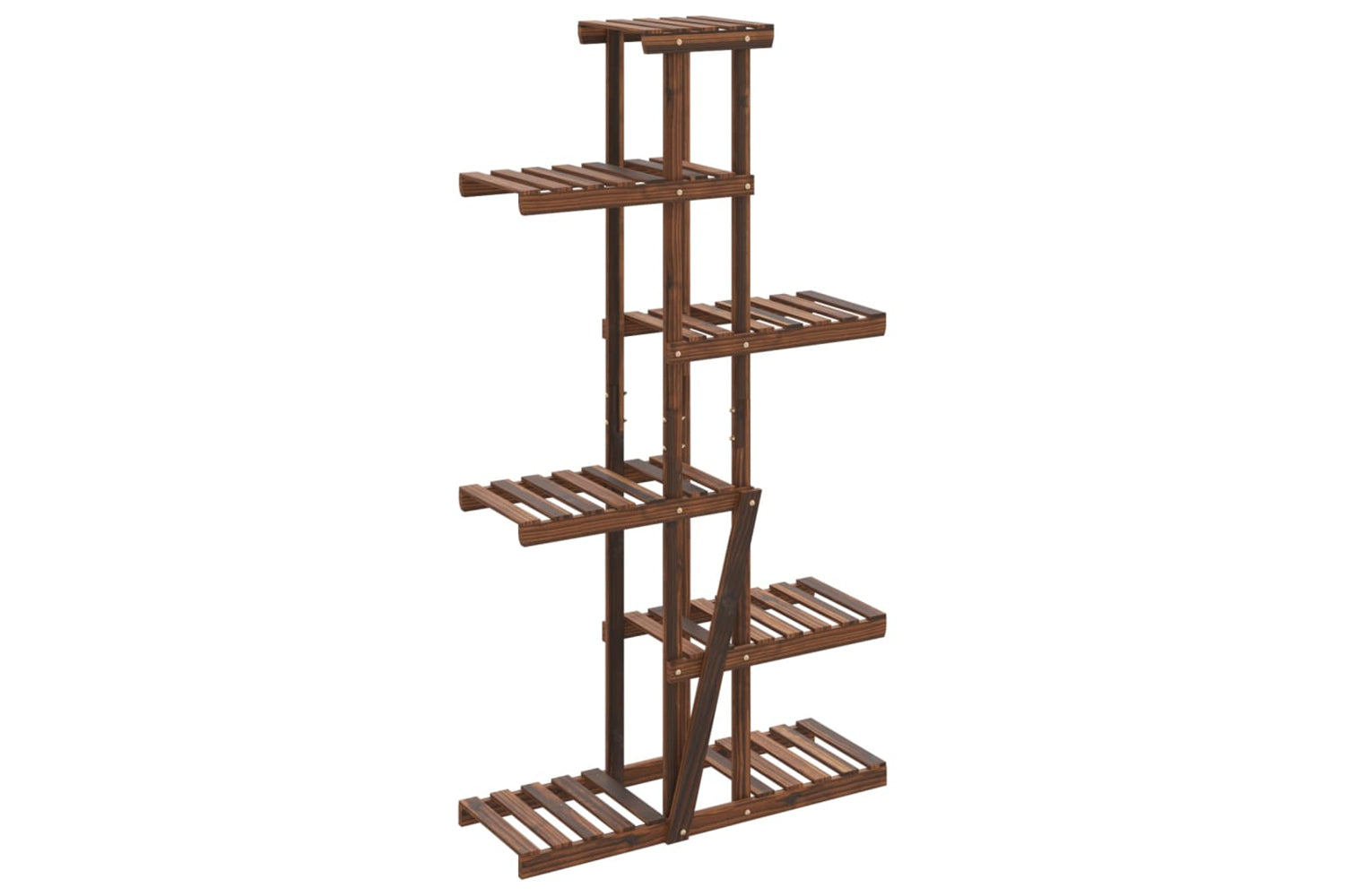vidaXL 362865 Flower Stand 75x25x140.5cm Solid Wood Fir