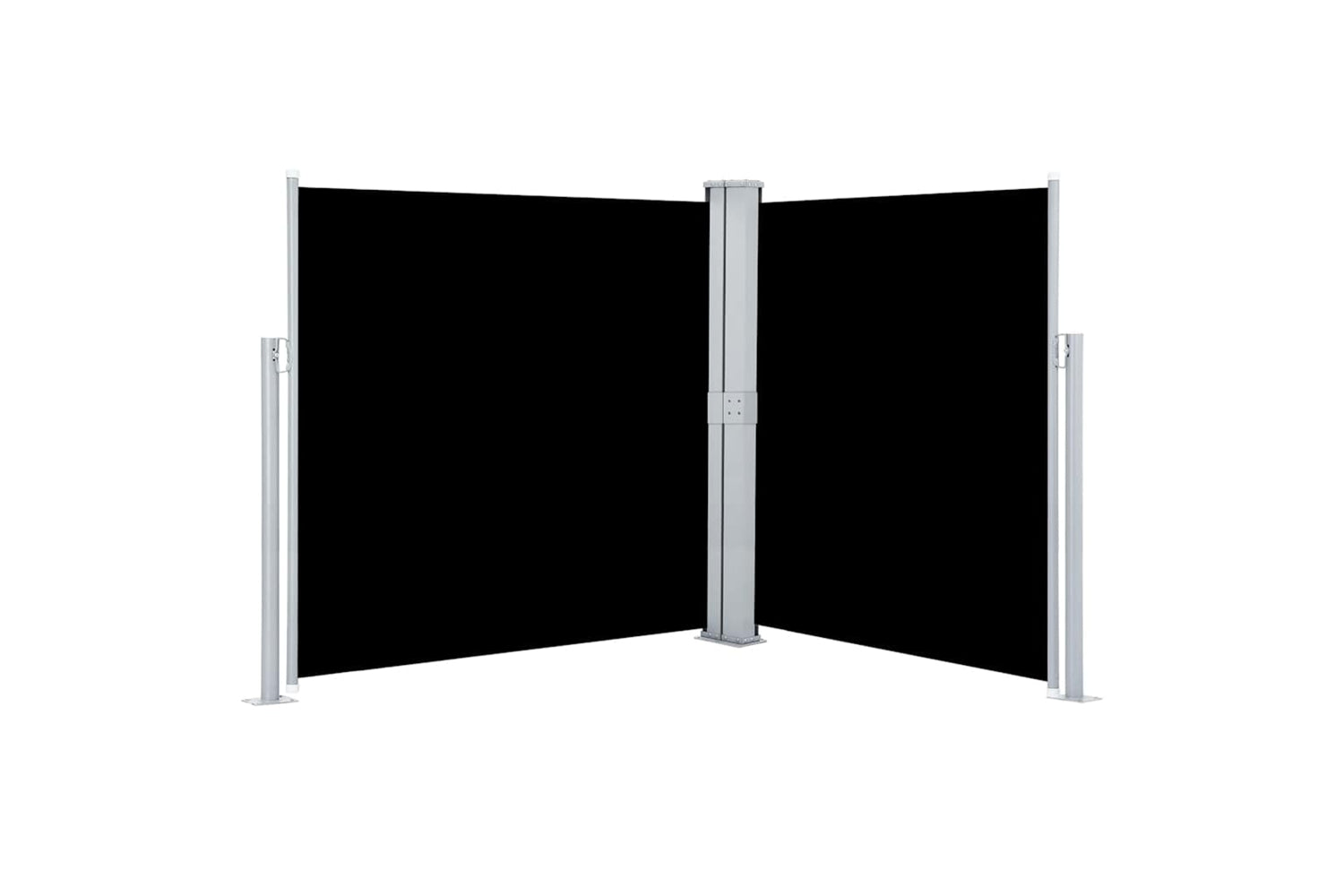vidaXL 48454 Retractable Side Awning Black 140x600cm