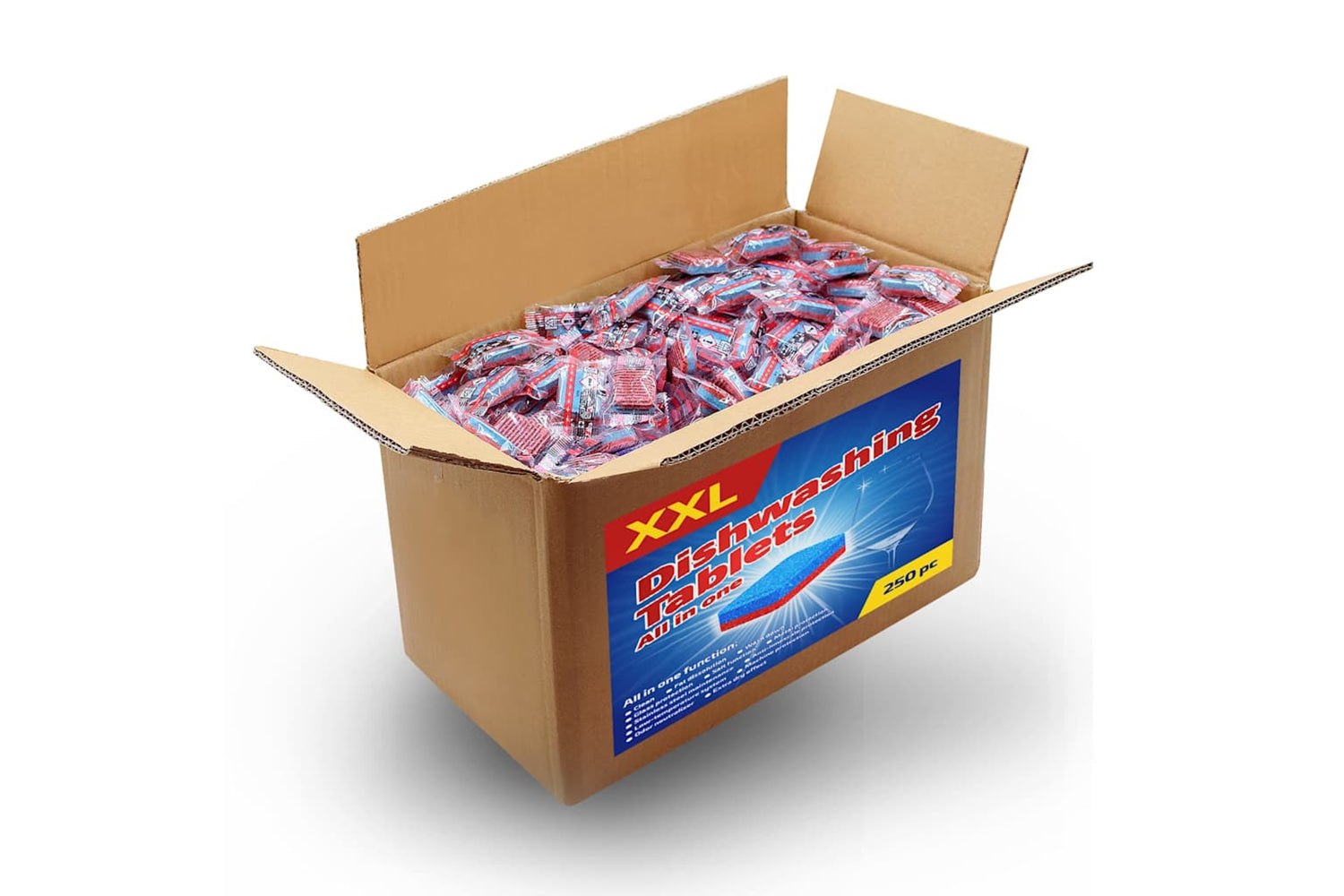 Vidaxl 12-in-1 Dishwasher Tablets 250 Pcs 4.5 Kg