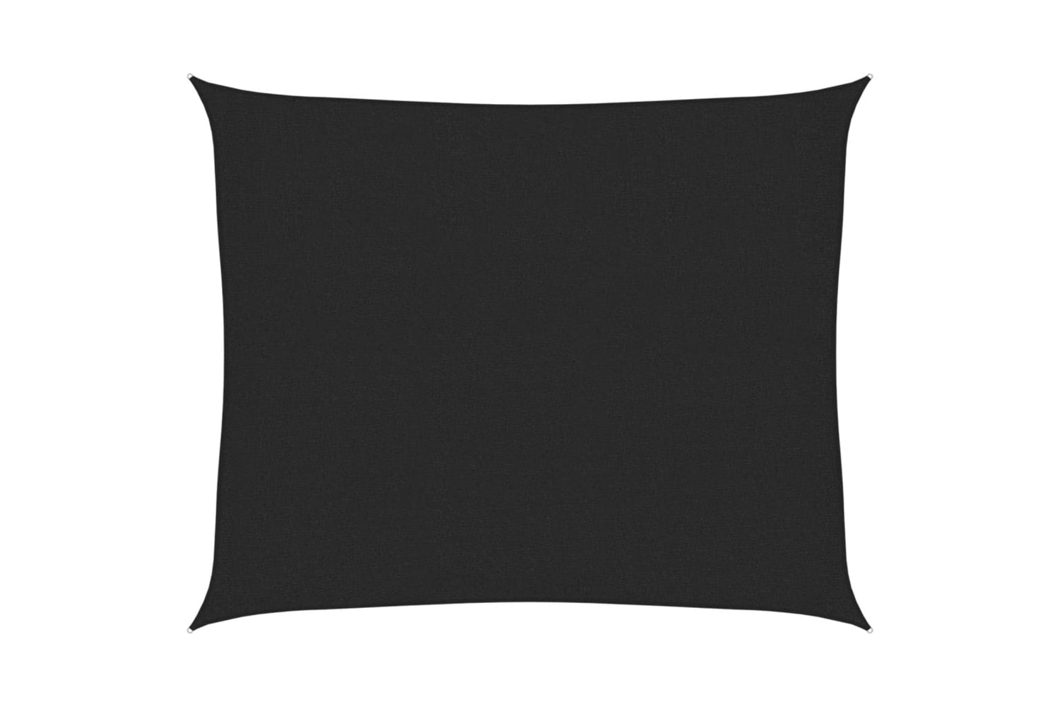 vidaXL 311727 Sunshade Sail 160 G/mÂ² Black 2.5x3 M Hdpe