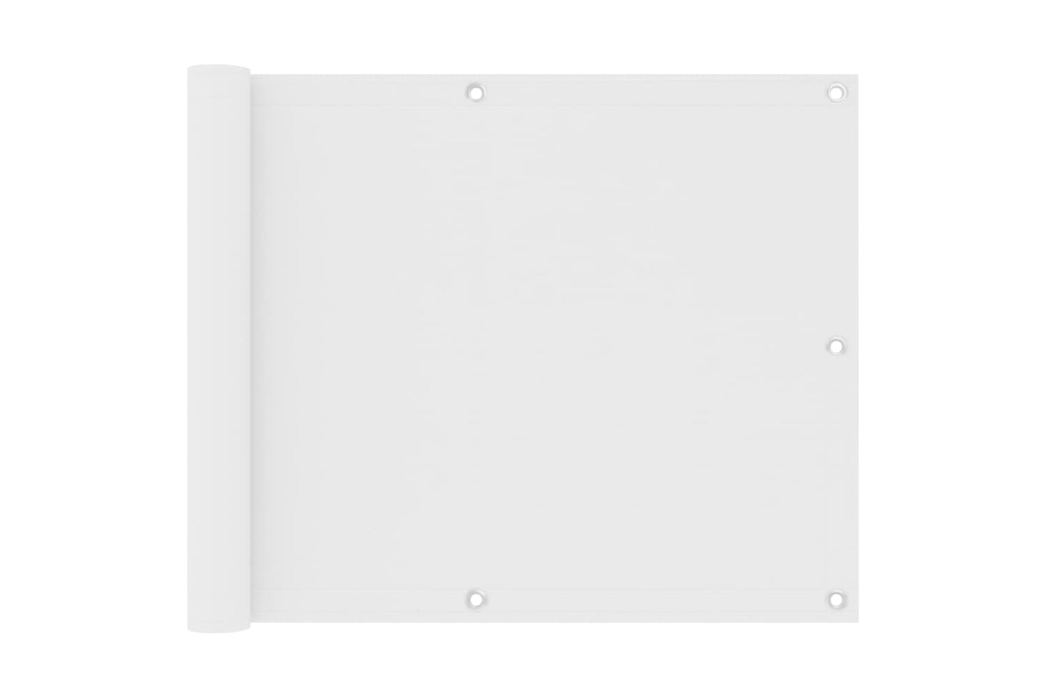 vidaXL 134889 Balcony Screen White 75x400cm Oxford Fabric