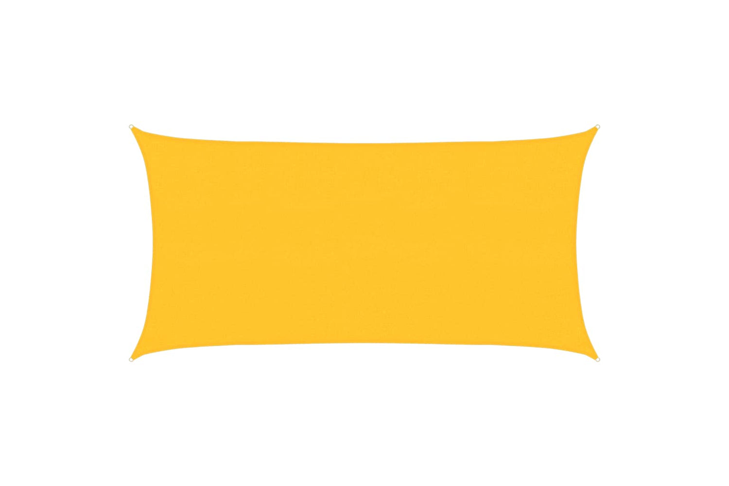 Vidaxl 311559 Sunshade Sail 160 G/mâ² Yellow 2x4 M Hdpe