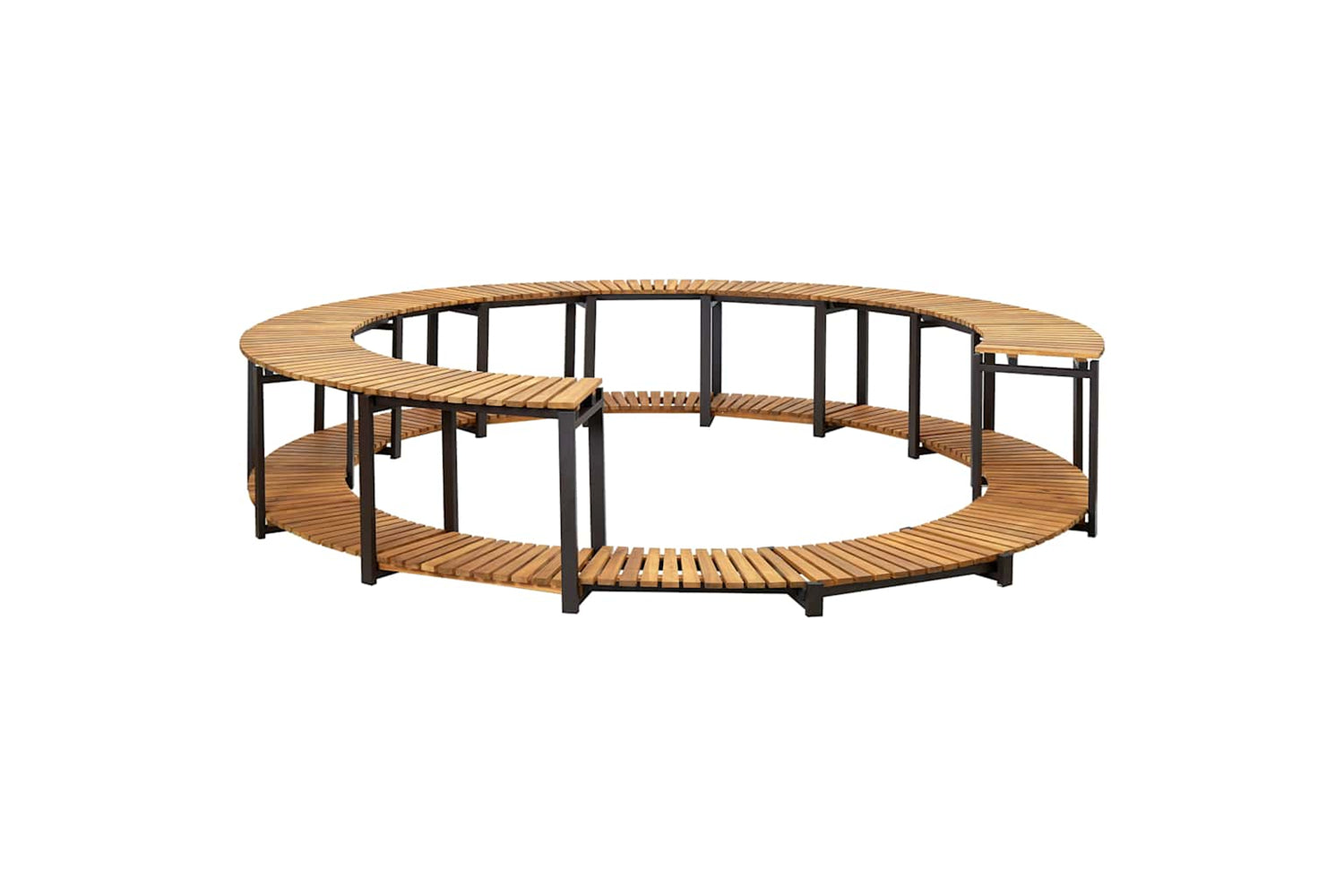 vidaXL 310091 Spa Surround 273x53cm Solid Acacia Wood