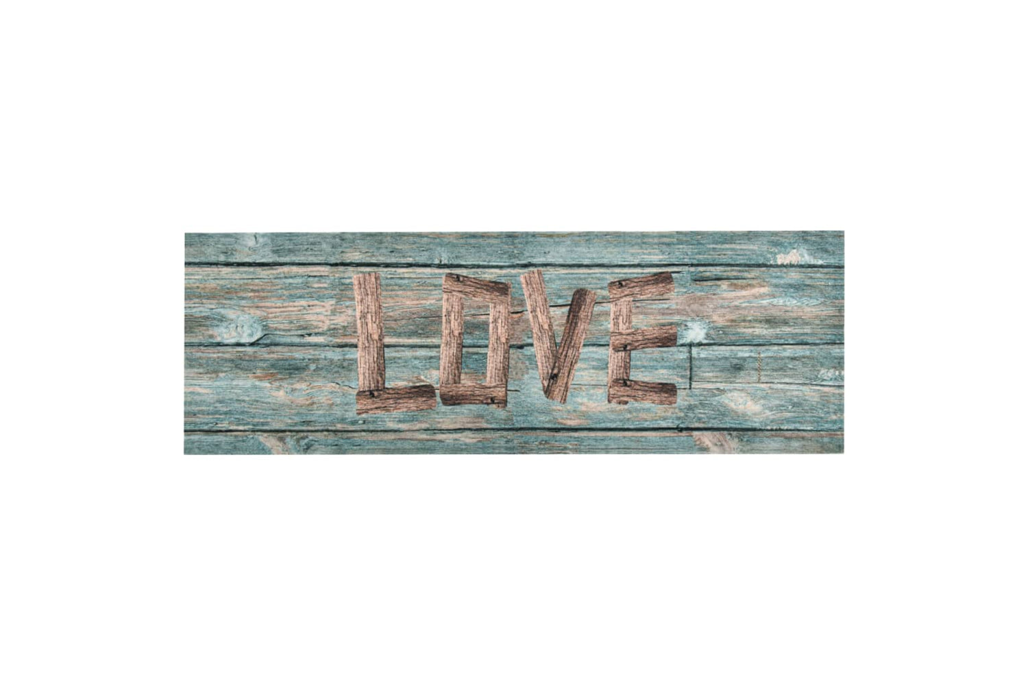 vidaXL 315959 Kitchen Carpet Washable Love 60x300cm