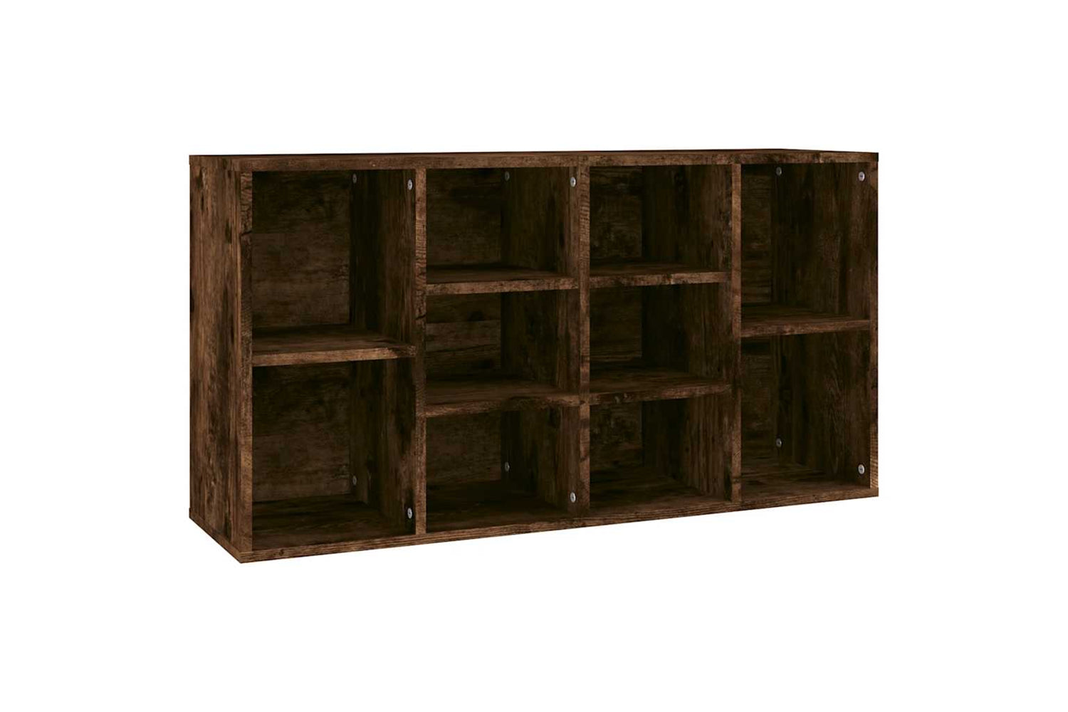 vidaXL 826369 Shoe Bench Smoked Oak 103x30x54.5cm Engineered Wood