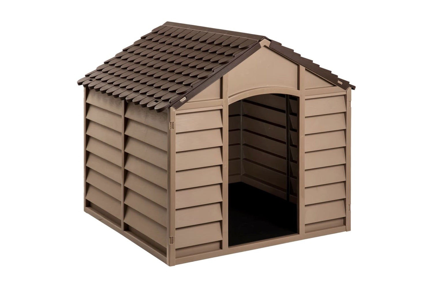 vidaXL 94214 Dog House Brown 86x84x82cm Polypropylene
