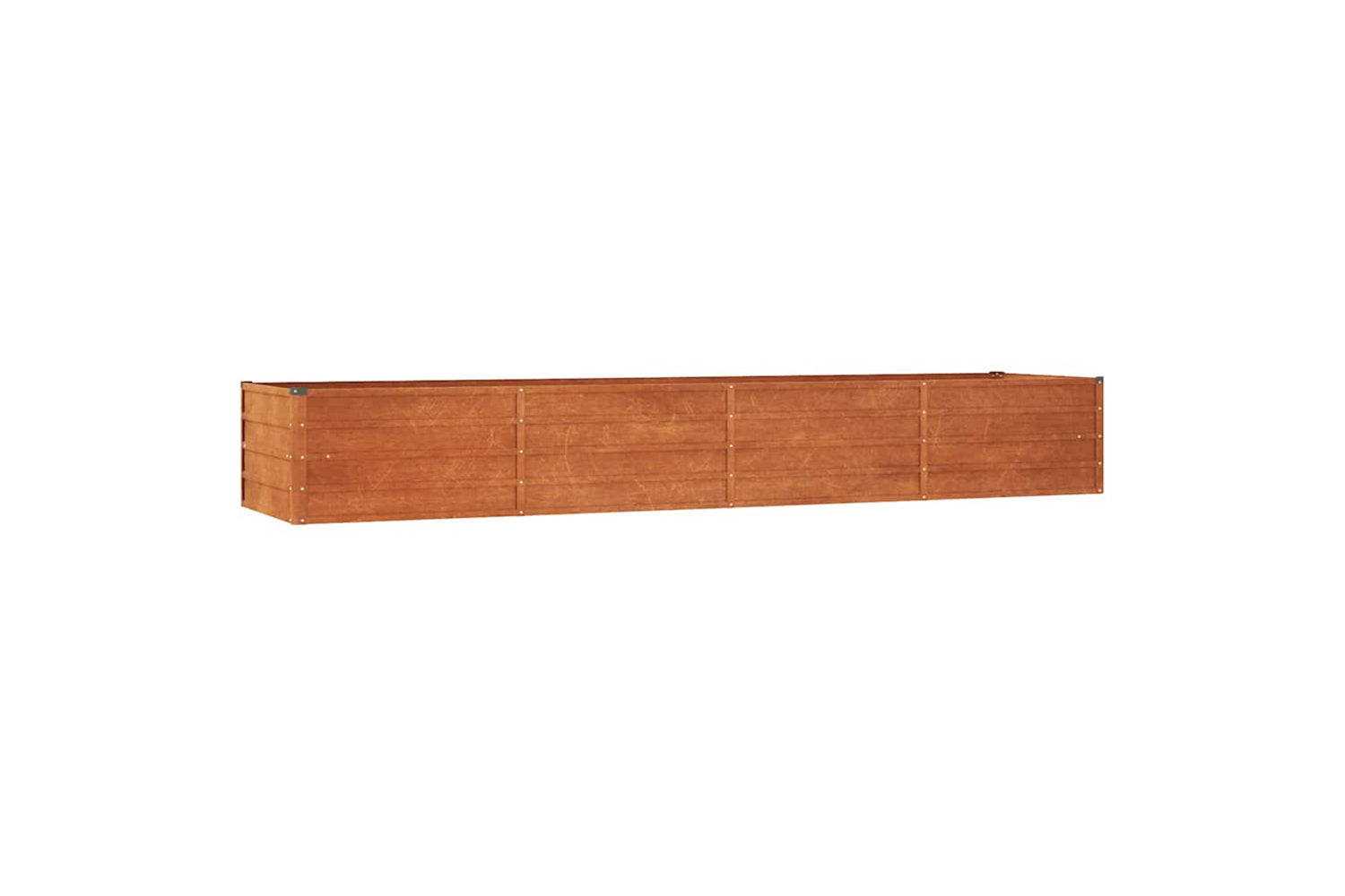 Vidaxl Garden Raised Bed Rusty 320x80x45 Cm Corten Steel