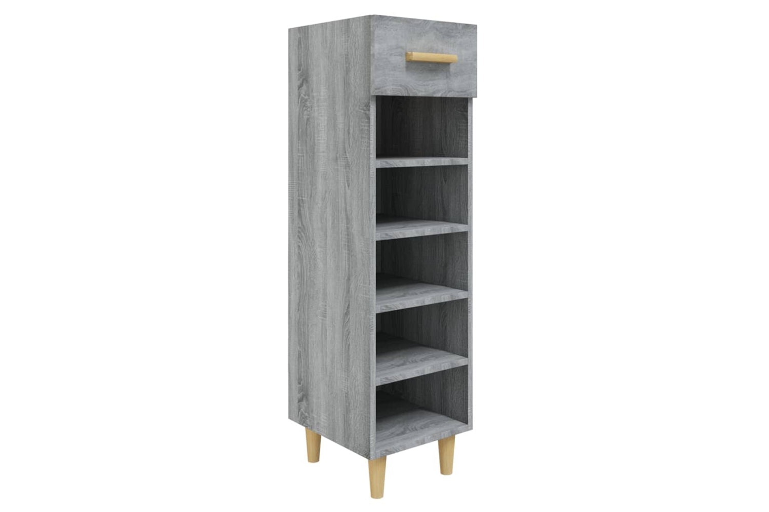 vidaXL 817562 Shoe Cabinet Grey Sonoma 30x35x105cm Engineered Wood